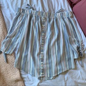 NWOT Shoulderless Top